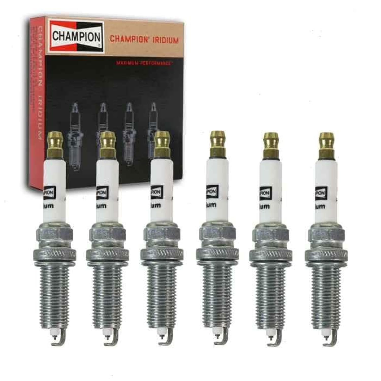 Champion Iridium Spark Plugs (6-Pack)