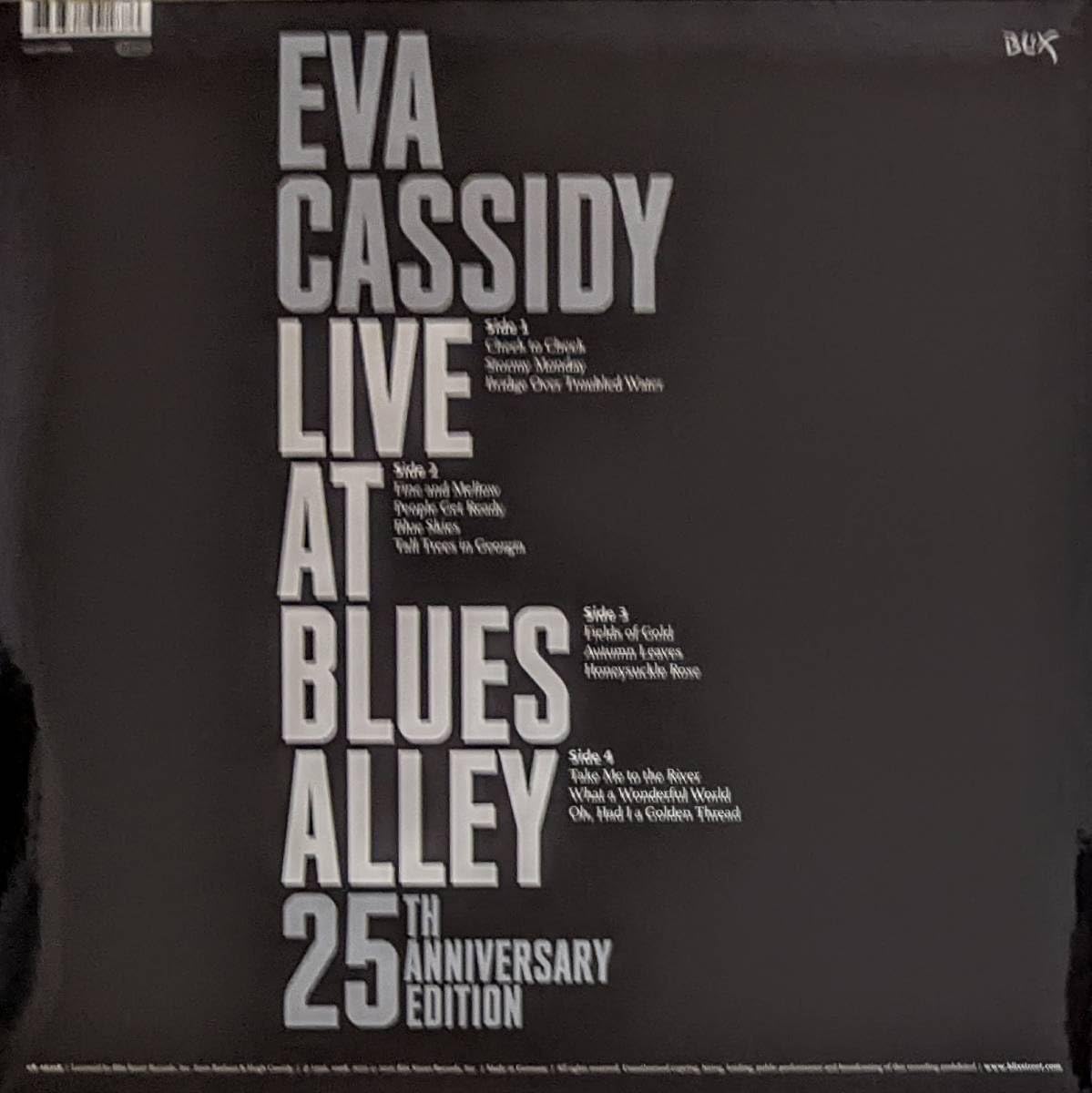 レコード　Eva Cassidy Live at Blues Alley 2LP Eva Cassidy – Live At Blues Alley | Releases | Discogs