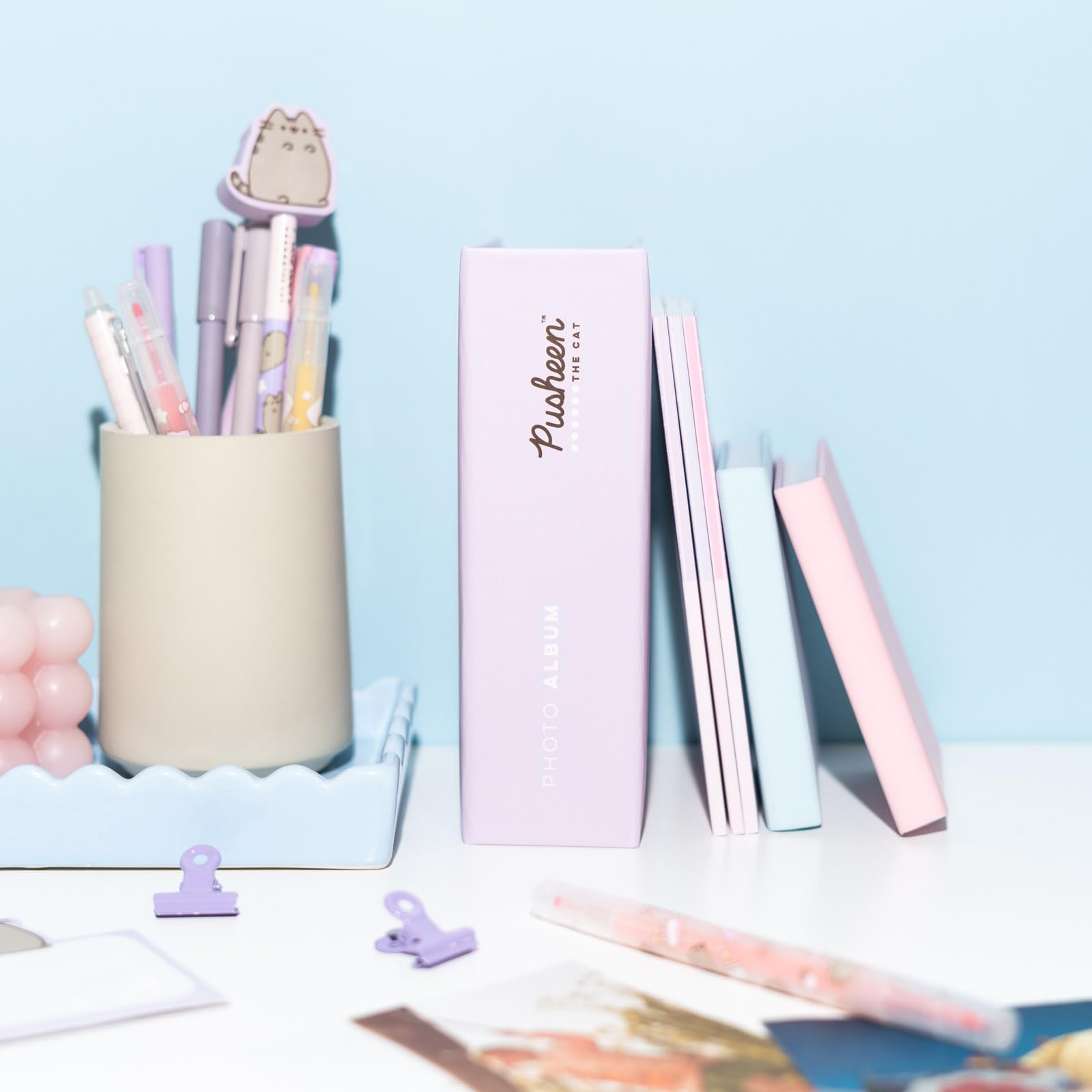 Grupo ErikPusheen 6x4 Fotobudka 10x15 cm | Album Rodzinny 100 Wklejek | Przedmioty Pusheen | Fotoksięgi Dla Zapamiętań