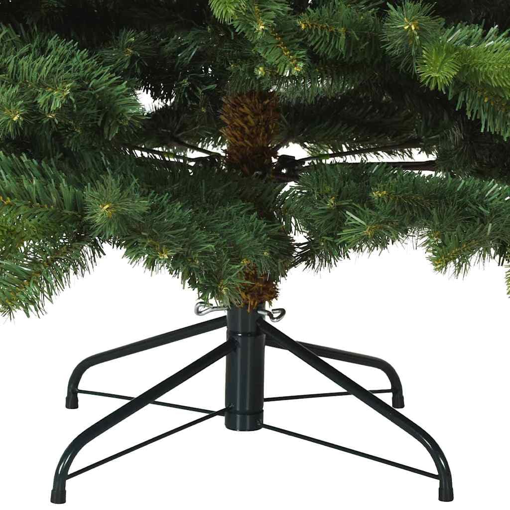 Albero di Natale artificiale verde, 210 cm, con rami articolati