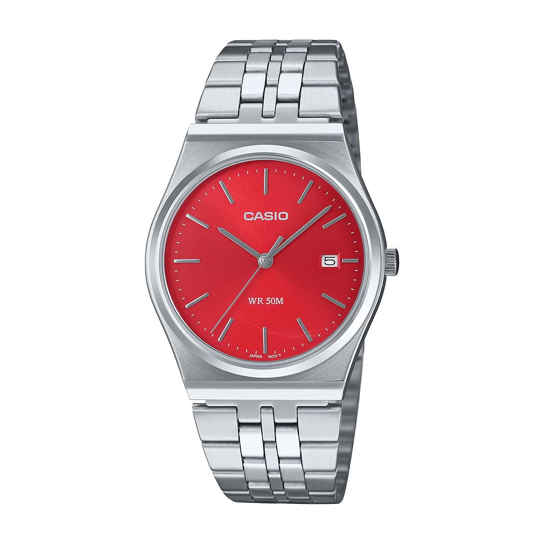 Casio Enticer Analog Red Dial Men MTP-B145D-4A2VDF (A2237) (B0CVTW1W2P) Amazon Price History, Amazon Price Tracker