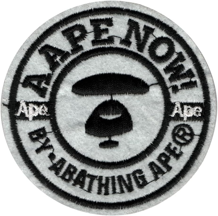 GenericAAPE by a Bathing Ape Applique Embroidered Sew-on Patch ; Size: 8cm x 8cm for Jackets, Bags, Caps, Jeans, Outdoor Clothing ; Imported from Malaysia (1 Piece). (Code: MSBX-1l)