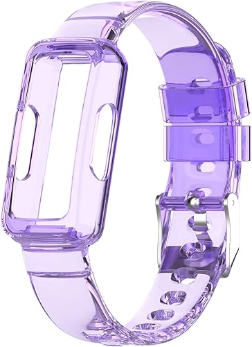 Miniatura 7 de Chofit Funda protectora con correas compatibles con Fitbit LuxeInspire 2InspireInspire hrAce 2Ace 3, bonita correa de reloj suave para hombres y