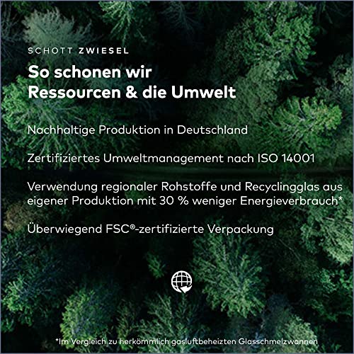 Schott Zwiesel 115672 Bordeaux 130 Rotweinglas, Bleikristallglas, klar, 9,5 x 9,5 x 23,7 cm, 6 Stück – Ansicht 6