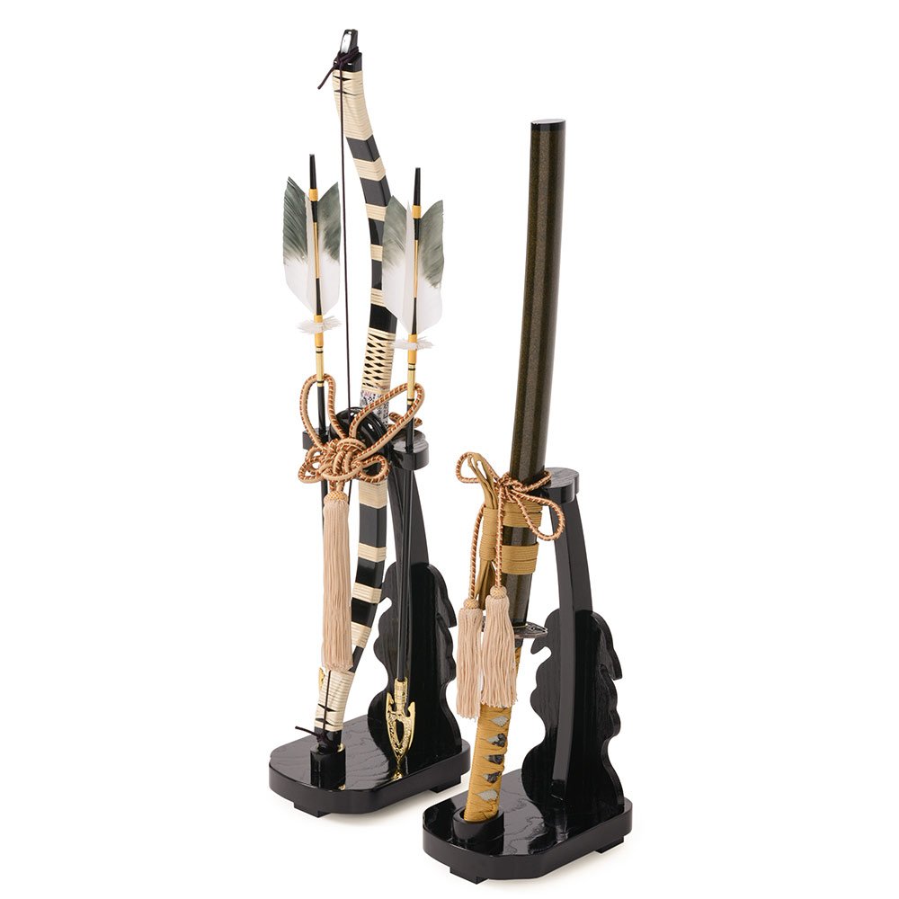 Amazon | [京のみやび]弓太刀飾り 23号 | 兜飾り | おもちゃ