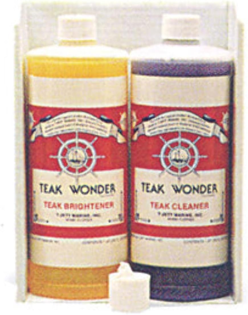2 x 1.000ml Combo Pack Teak Cleaner and Brightener Entgrauer
