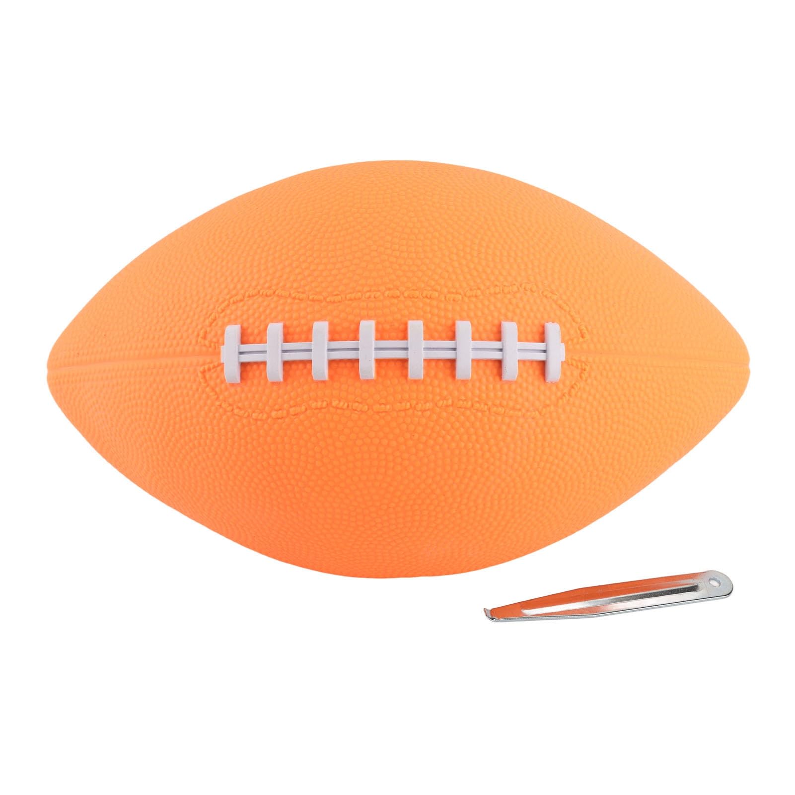 Glow Light Up Football LED Rugby para niños Adultos Vibrante Luminiscencia Equilibrio Estable Naranja Tamaño 6
