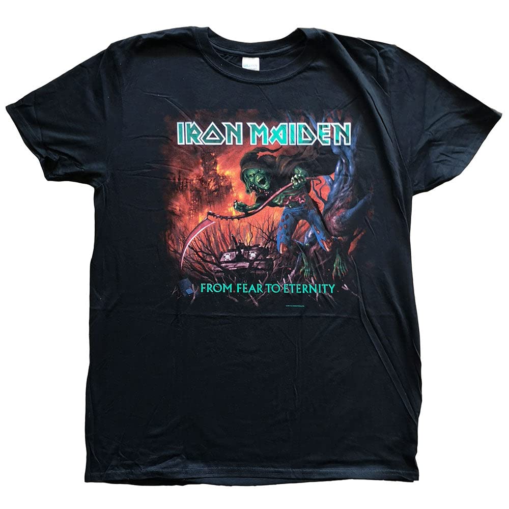 Paradiso Clothing Men's Iron Maiden From Fear To Eternity T Shirt - Xxl