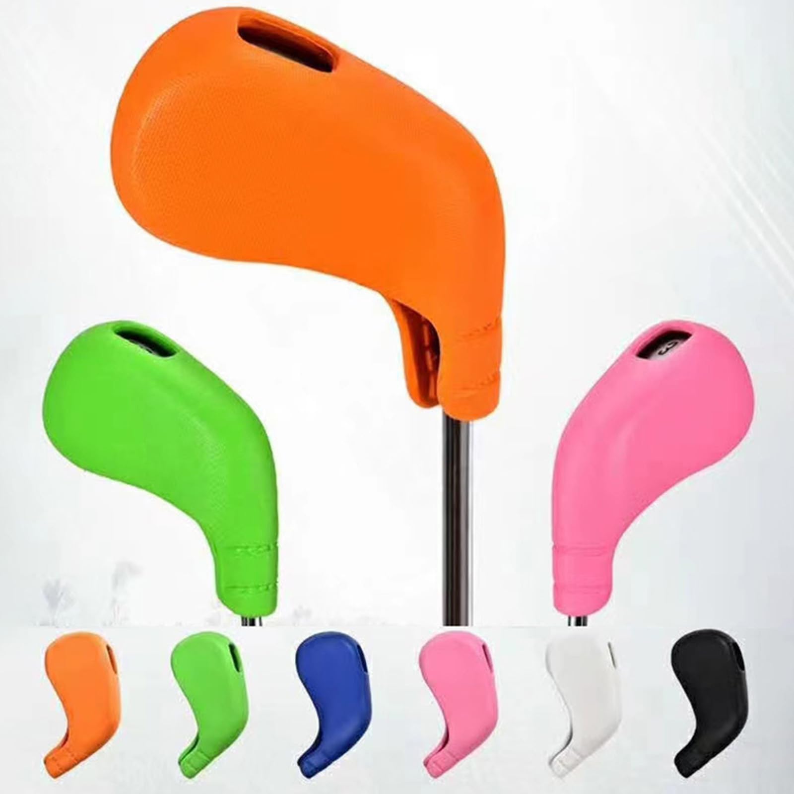 PU Golf Hierro Cubierta Protectora Elástica Funda Protectora Impermeable Golf Hierro Cubierta Headcover