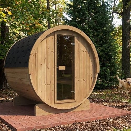 Ergo-Series Sauna Barrel with Heater & Stones