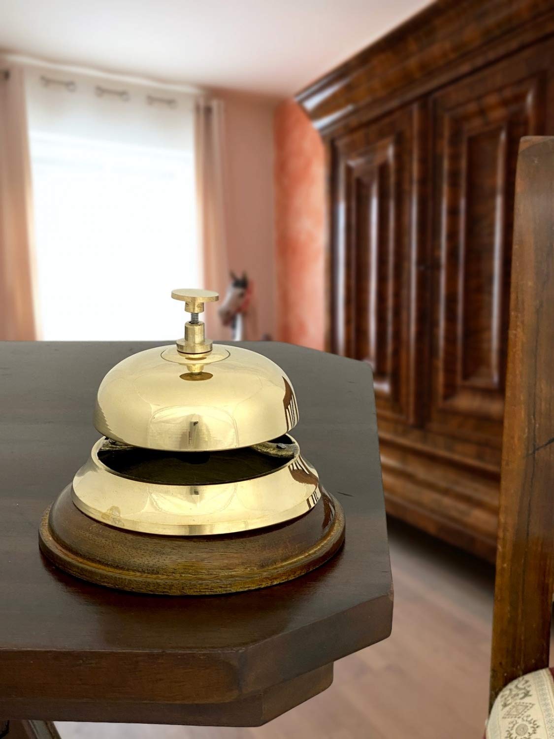 aubaho Hotel Bell recepción Campana de la Tabla Cascabel Hotel Recepción Servicio de