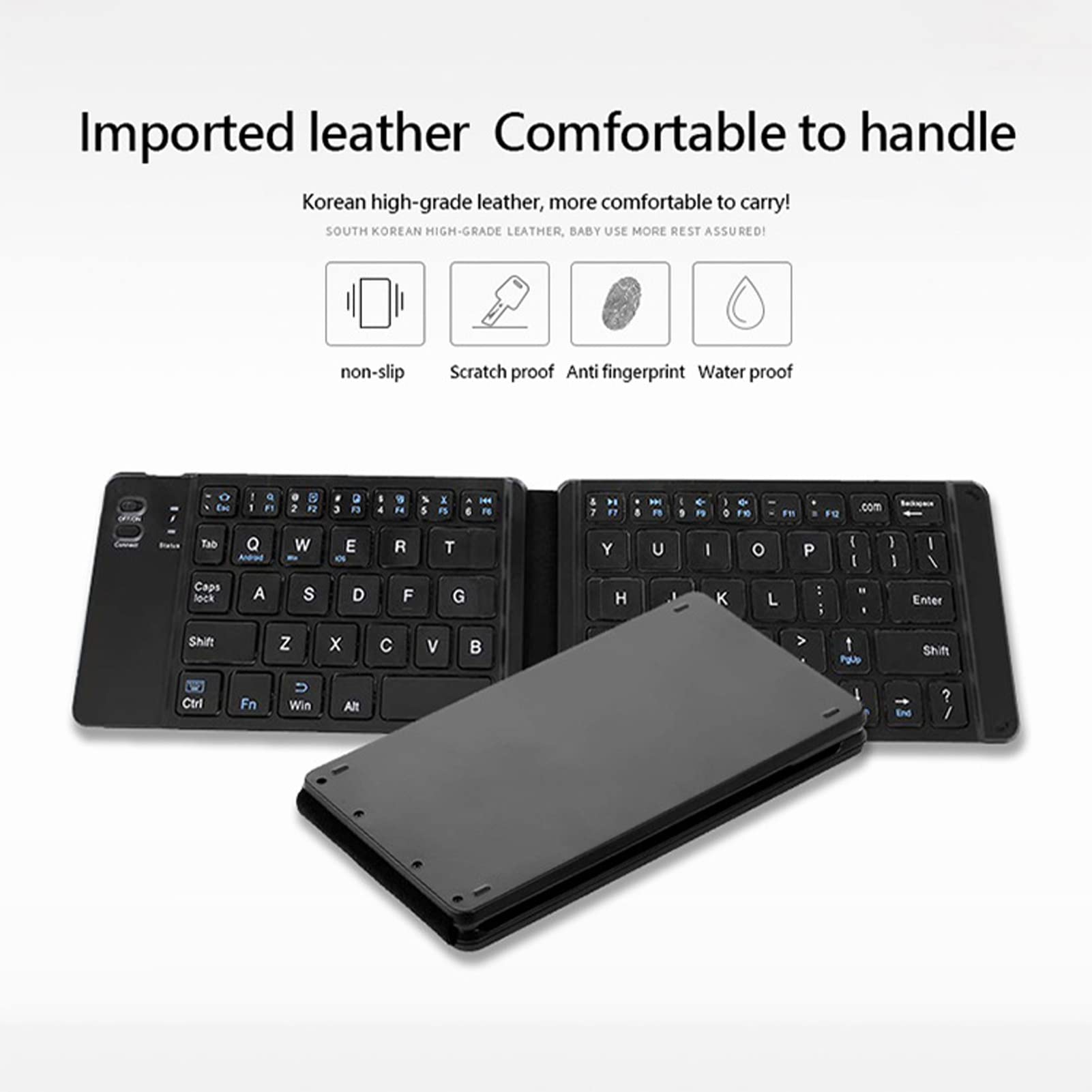 Toetsenbord opvouwbaar universeel bluetooth wireless iphone ipad ios smartphone tablet qwerty - Computer kopen? | Korting tot 25