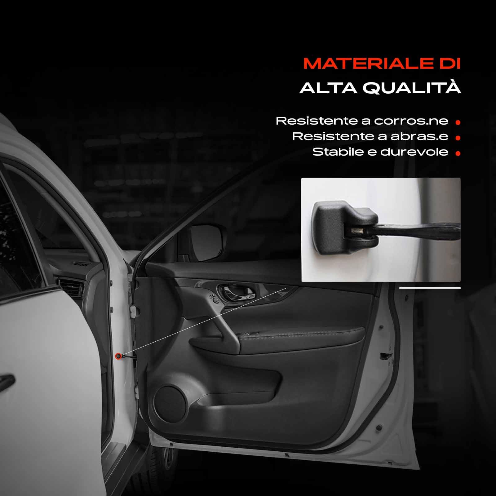 Frankberg Cinghia di Arresto della Cerniera Porta Anteriore sinistro Destro Compatibile con 500 312 500C/595C/695C 500 C 312 500/595/695 Replace# 51782989