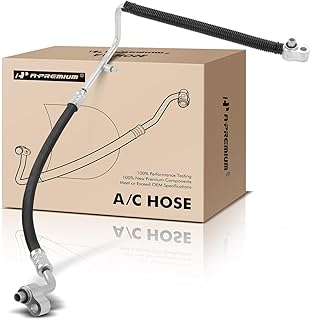 A-Premium A/C Discharge Line Hose Assembly Compatible with Chevrolet, GMC Models - Tahoe Suburban Yukon XL 1500 2500, Cadillac Escalade 2002, Compressor to Condenser