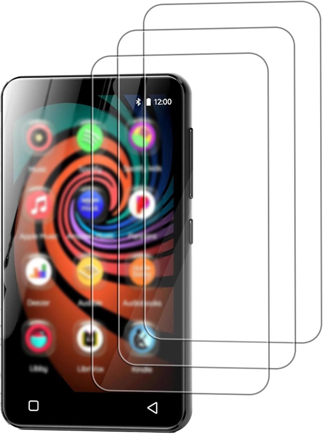 [3 Pack] Light(HD) Screen Protector for Innioasis G3 Music Player MP3, PET Protective Film Eye-Caring Compatible with Innioasis G3 MP3 Player