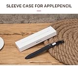 CONTACT'S FAMILY Etui do Apple Pencil Pro/Apple Pencil 1. i 2. generacji, eleganckie etui z prawdziwej skóry, kompatybilne z Apple Pencil (niebieski)