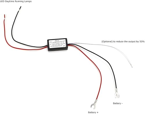 Miniatura 2 de iJDMTOY (1) Apagador de encendidoapagado automático. Ledes de manejo diurno. Caja del módulo de controlador (DRL habilitado se enciende cuando
