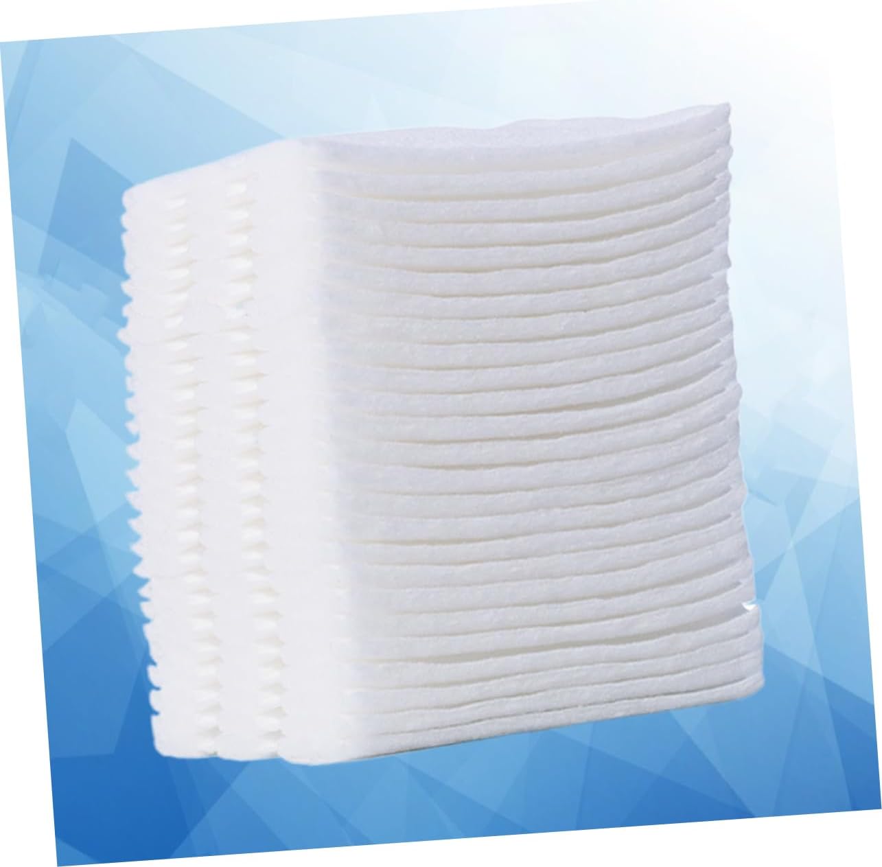 Housoutil 3sets Cotton Pads for Makeup Reusable Face Pads Three-Layer Non-Woven Soft Gentle 100 Pads Pack *3 Random