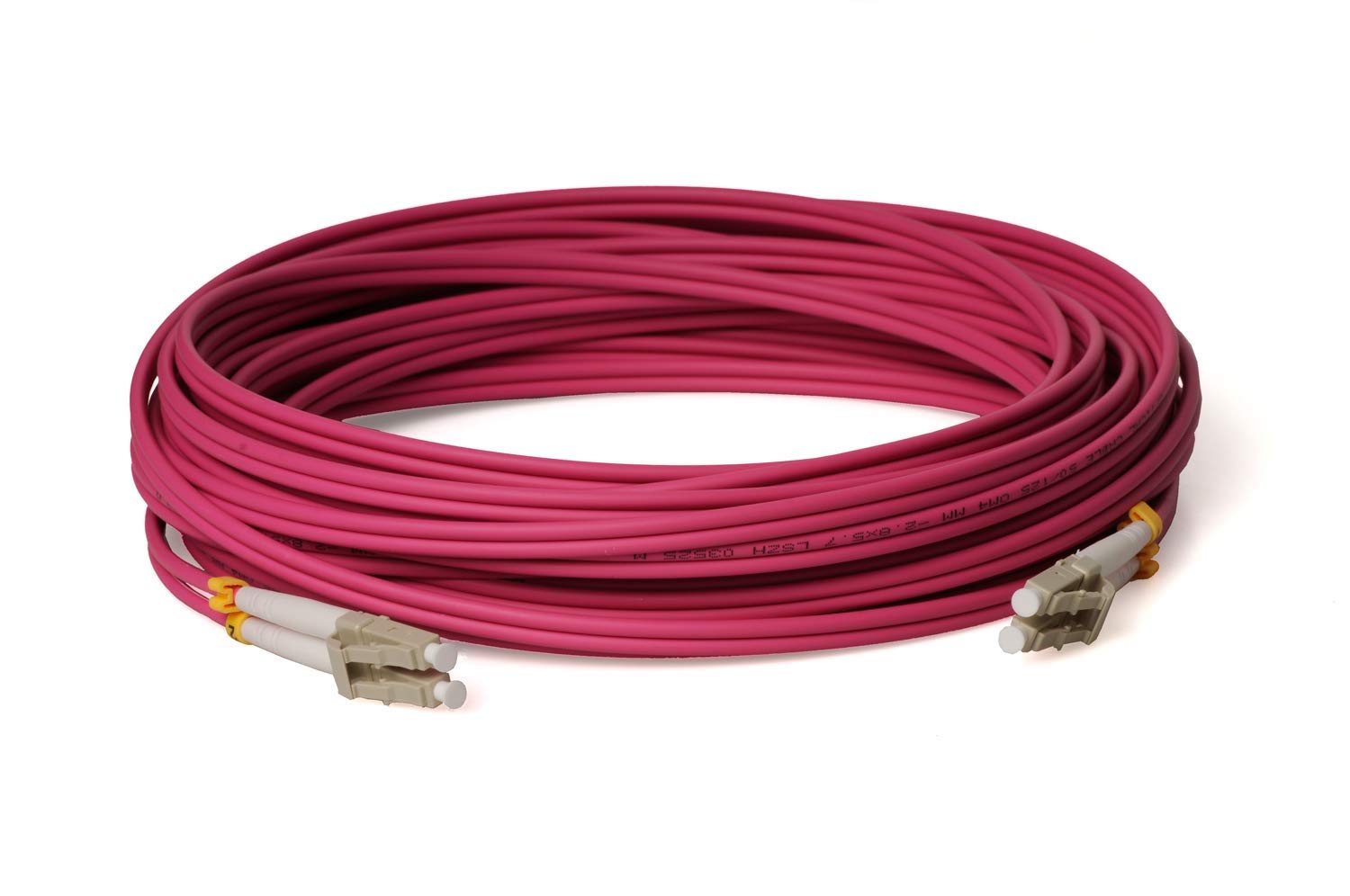 Cable De Fibra óptica OM4 Multimodo MMF Duplex 50µm/125µm LC-LC De 50cm | Leroy Merlin