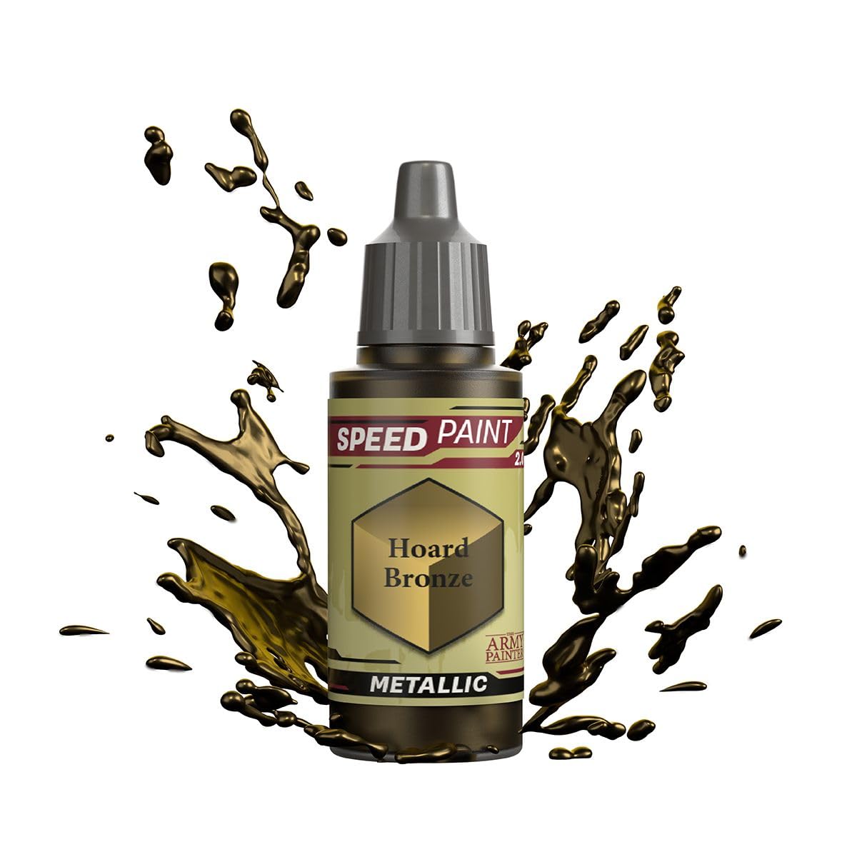 The Army Painter Speedpaint Hoard Bronze 2.0, Single Acrylic Paint 18ml One-coat Painting Soloution For Fantasy Tabletop Miniatures Like Warhammer 40k and Dungeons And Dragons Figures