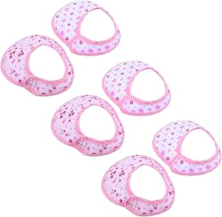 ibasenice 3 Conjuntos/6 Peças Roupas De Boneca Babador Acessórios Para Meninas Babadores Infantis Bonecas Boneca Toalha De Saliva Boneca Toalha De Saliva Babadores De Boneca Acessórios