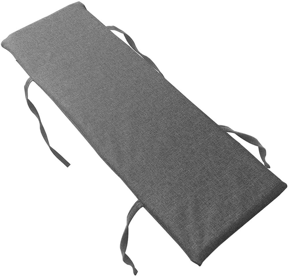 Cuscino per dondolo da portico, con copertura lavabile, 122 cm, cuscino per panca da giardino, divanetto, per interni ed esterni, patio, materasso di ricambio