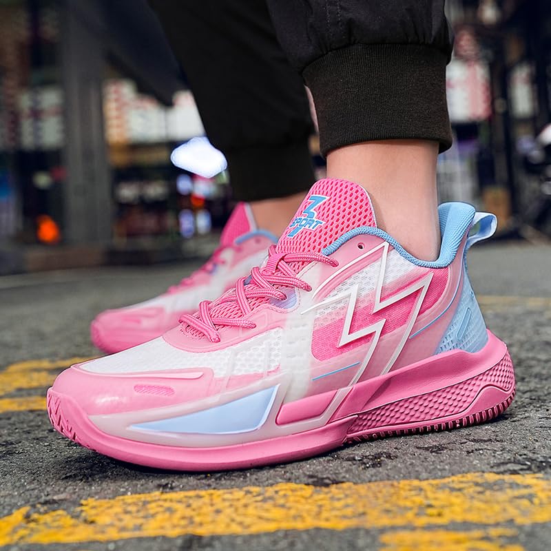 Women Basketball Shoes Fashion Sneakers Comfortable Unisex Athletic Lightweight Non Slip Outdoor Sport Volleyball Shoes4