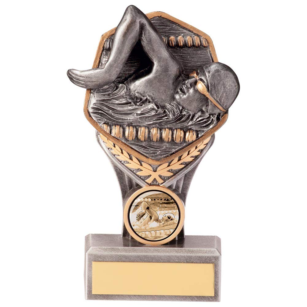 Trophy Superstore Falcon Male Swimming Trophy - Free Engraving - 150mm D-60x16