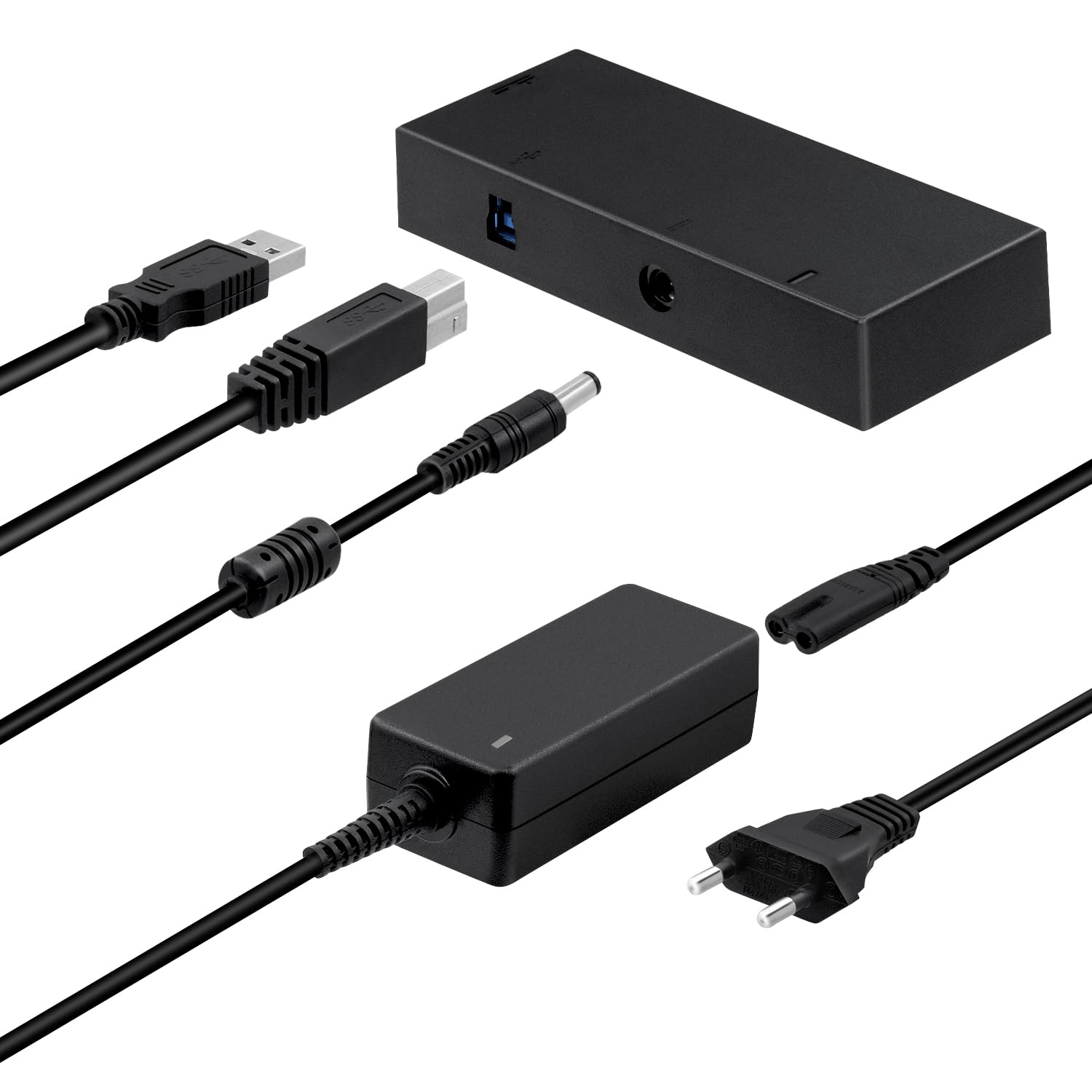 Mcbazel Xbox One Sensor Converter per Kinect 2.0 Adattatore sensore con alimentatore compatibile con X-box One Slim/X-box One X/PC - Spina UE