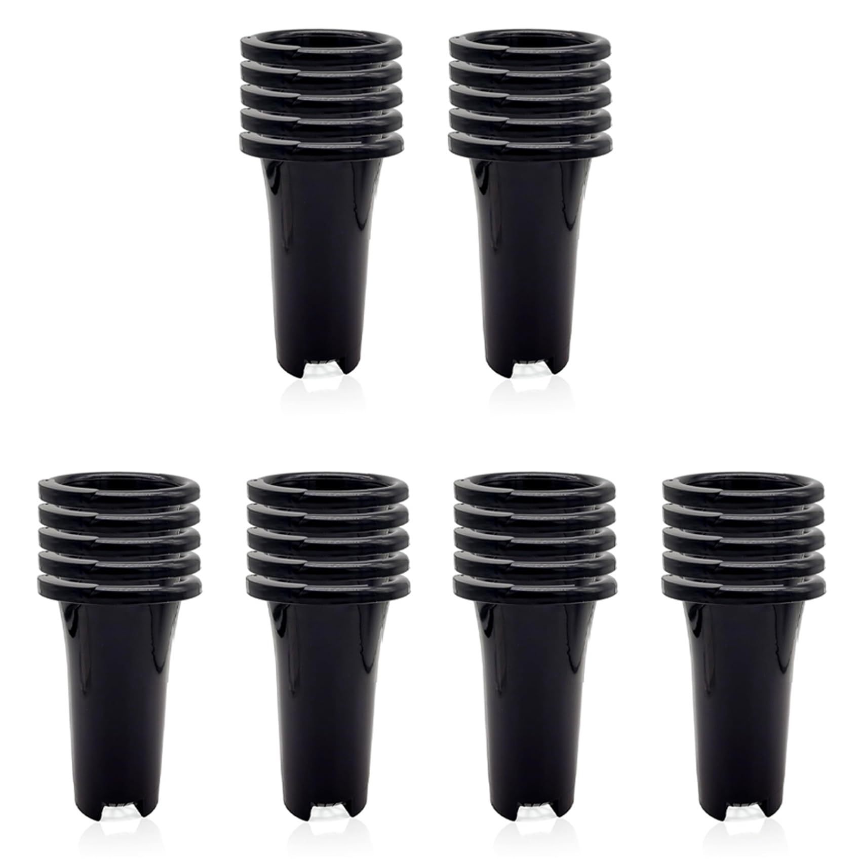 30 Pièces Pots de Pépinière de Plantes Profondes en Plastique, Pots D' Hauts et Stables Épais, Pots de Conteneurs de Plantes de Semis Hauts Réutilisables, Profonds