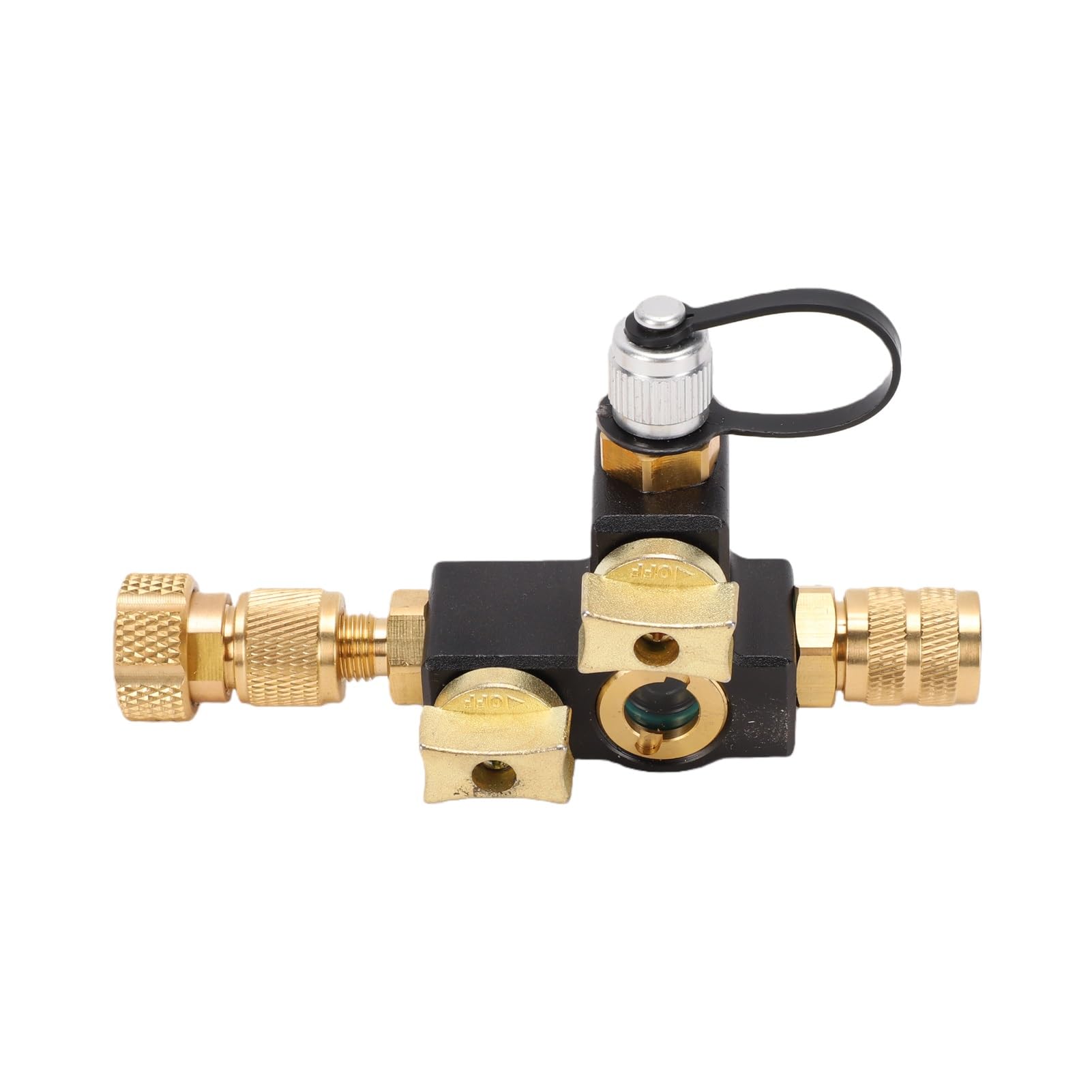 Naroote Outil de Retrait de Noyau de Vanne HVAC 1/4 5/16 Laiton Voyant