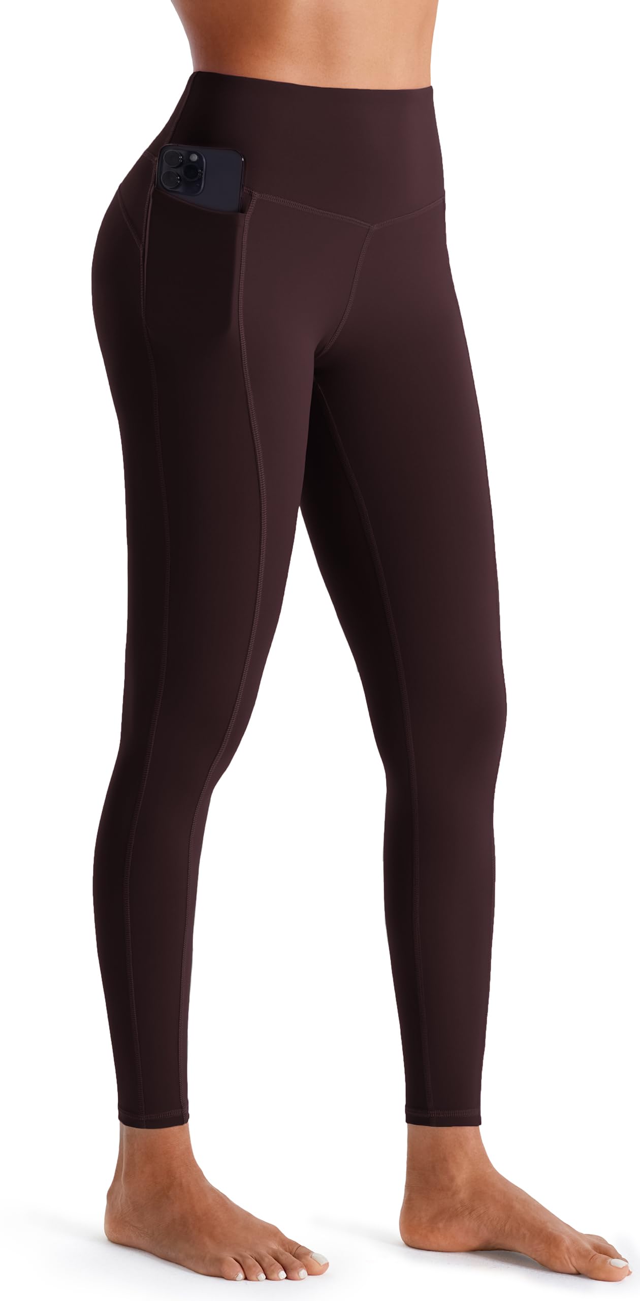JOYSPELS Women's Gym Leggings with Pockets - High Waisted Tummy Control Full Length Yoga Pants & Capri Leggings for Workout, Running, Daily Leisure — view 8
