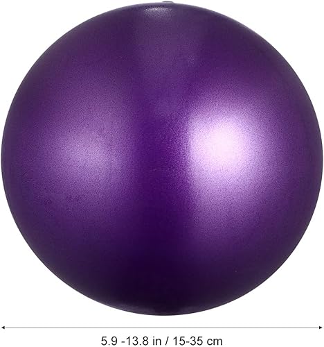 Miniatura 9 de BESPORTBLE Pelota de ejercicio de yoga, pelota de ejercicio inflable antideslizante, pelota antiestallido para gimnasio en casa, equilibrio,