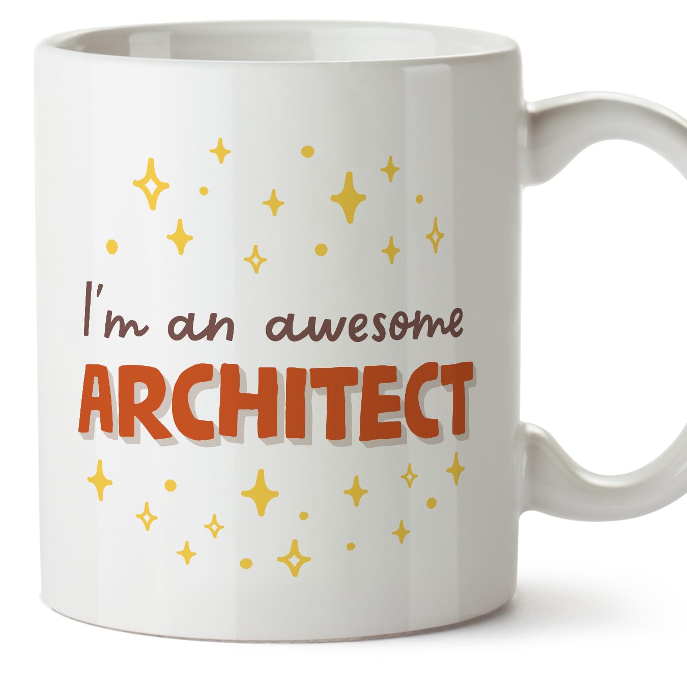 MUGFFINS Architect Man Mug - in English - I'm Awesome! - Funny Gift for Colleagues - Ceramic 11oz Mug