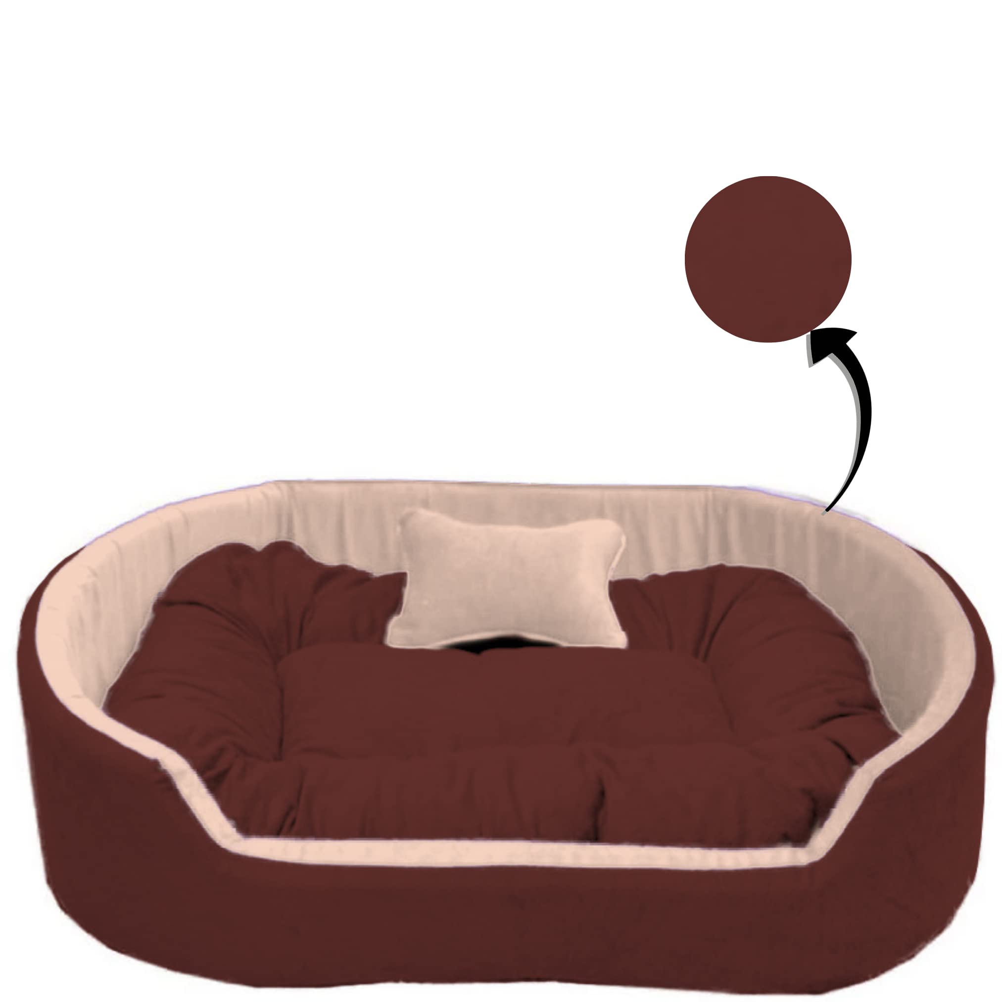 DRILLY Washable Soft Reversible Dog Bed for Small | Medium | Large |Extra Large | XXL |3XL | 4XL Size Dogs | Cats | Puppy | pet | Rabbit |Cushion Pillow (XL) (B0BYZ14XGF) Amazon Price History, Amazon Price Tracker