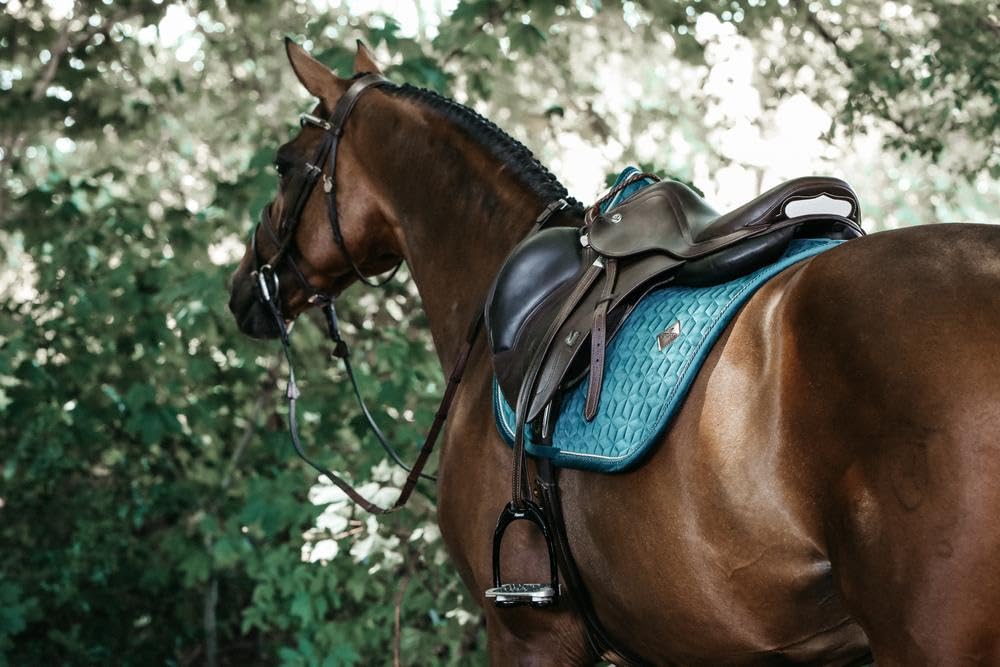 Kentucky Tapis DE Selle Velvet Emeraude Saut Cheval