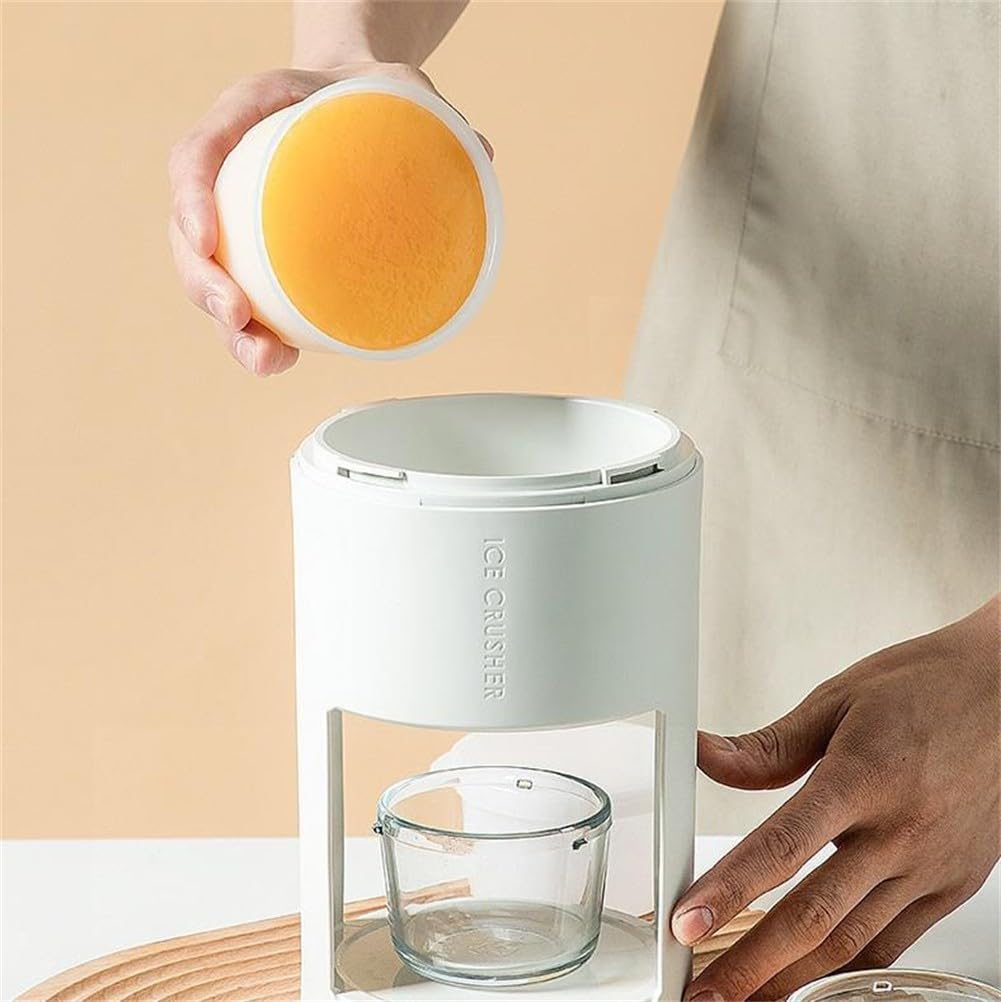Máquina de hielo afeitado manual portátil para animar tus fiestas de verano y acampadas