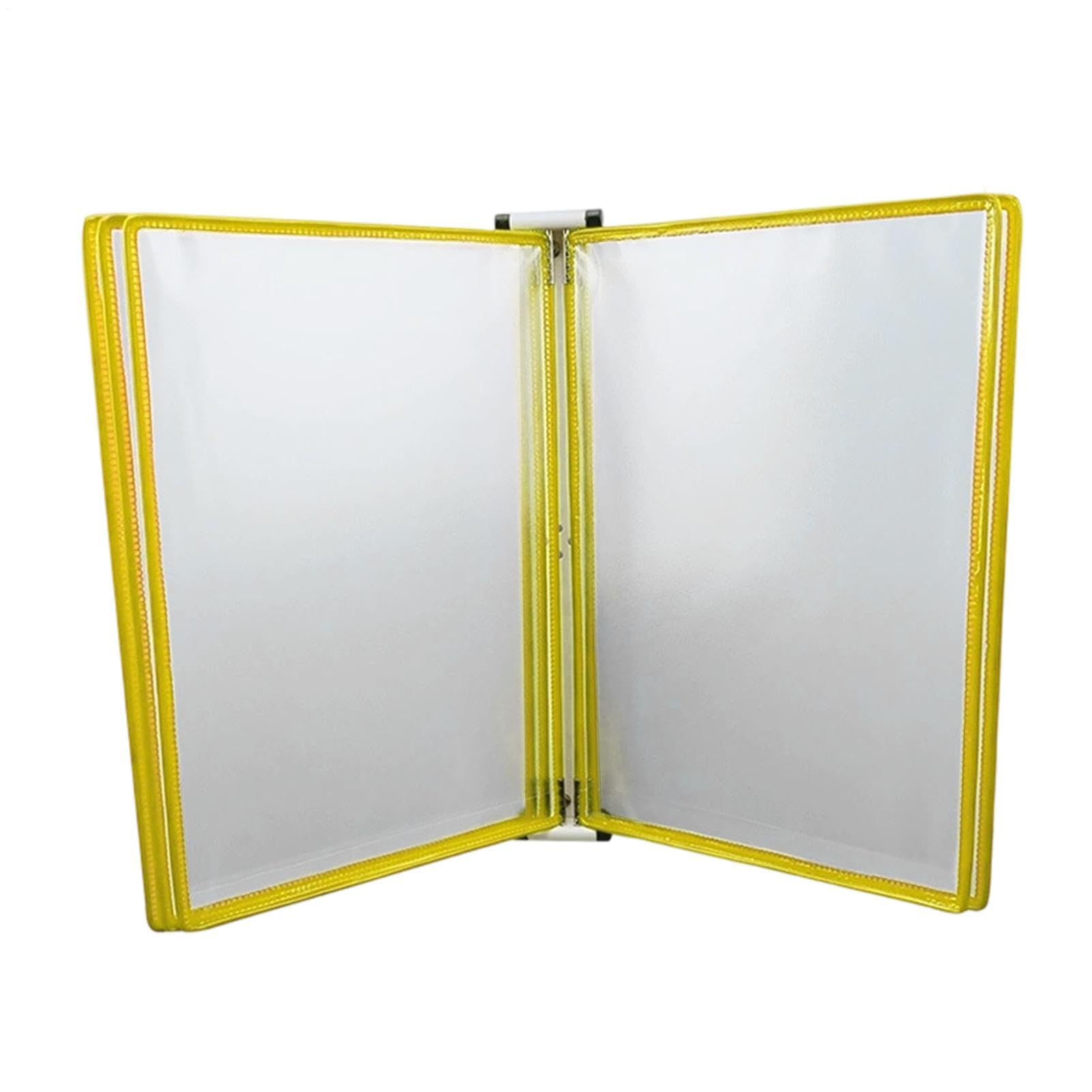 Espositore di Riferimento Portacertificati Magnetico | espositivo di riferimento Per Negozi, Menù, Ricette, Carta A4, Poster, Ufficio, Aula, Lavoro, Insegnanti, Cantiere, Bancone,
