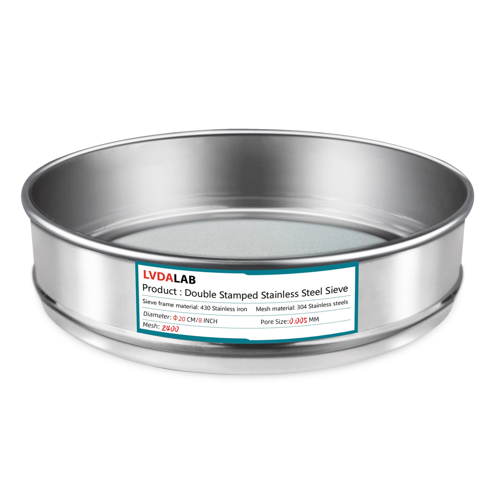 Stainless Steel Lab Sieve - 270 Mesh -11 Stainless Steel Lab Sieve - 270 Mesh -11