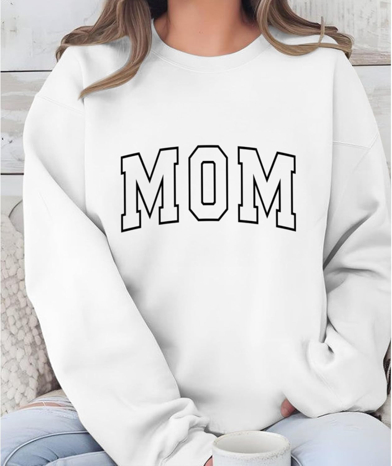 Mom and Dad Sweatshirts Mama Daddy Matching Sweatshirt for Couples Gifts for Mom and Dad Crewneck Long Sleeve Shirts - Image 2