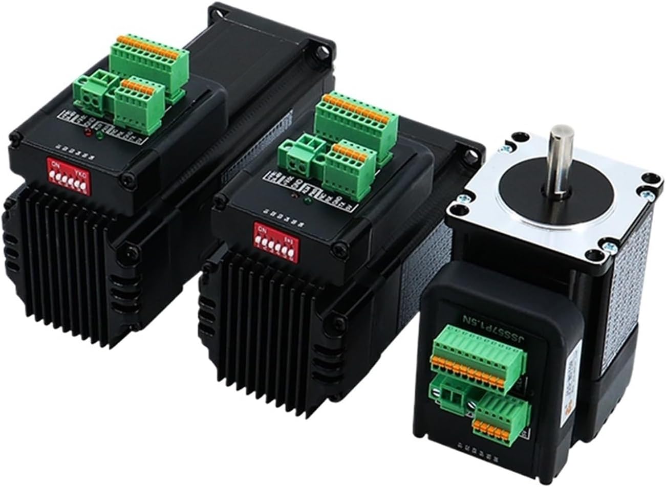 stepper motor kit Nema 23 Closed Loop Stepper motor 1.5Nm 2.0Nm 3Nm D 8mm Hybrid Integrated Stepper Servo Motor with drive 4.2A 48v For CNC(2Nm)
