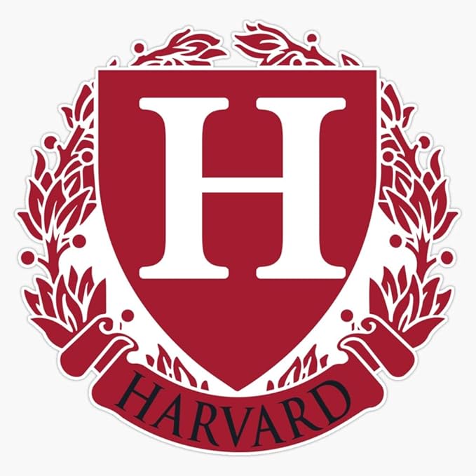 Harvard university Sticker Bumper Sticker Vinyl Decal 5" Automotive