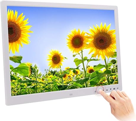LSY 17-Zoll-Breitbild-Digitalfotorahmen mit Fernbedienung fAr SDUSB Verschiedene Anzeigemodi fAr Bilder und Videos zyklische Wiedergabe weiAY LSY 17-Zoll-Breitbild-Digitalfotorahmen mit Fernbedienung fAr SDUSB Verschiedene Anzeigemodi fAr Bilder und Videos zyklische Wiedergabe weiAY