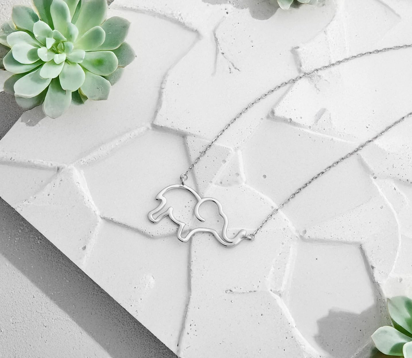 Sofia Milani - Collar para Mujeres en Plata de Ley 925 - Colgante de Elefante