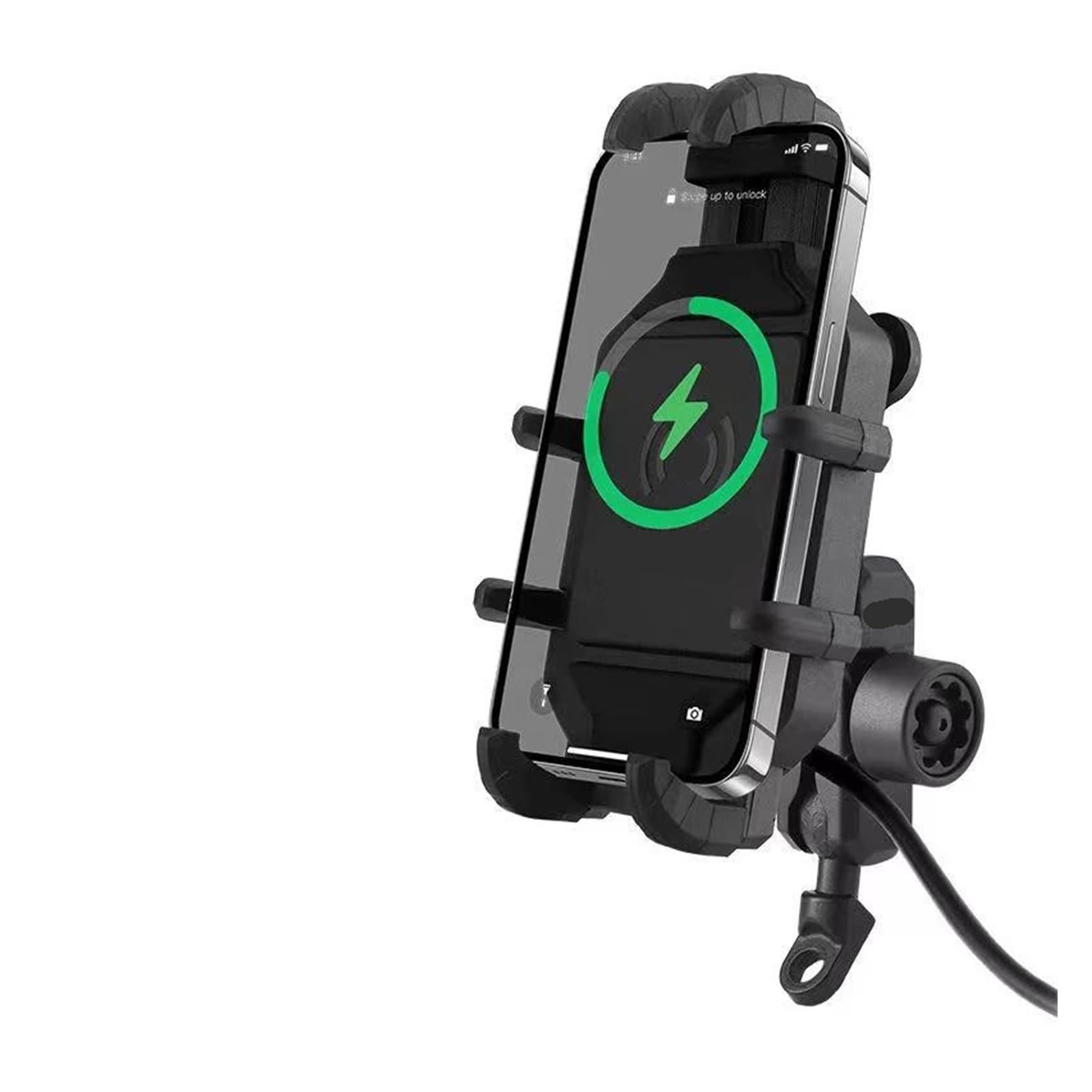 GPS téléphone Support pour 4 À 7 Pouces, Berceau 3.0, Chargeur Rapide GPS Support De Téléphone Portable Guidon Charge sans Fil(Charging- Handlebar)