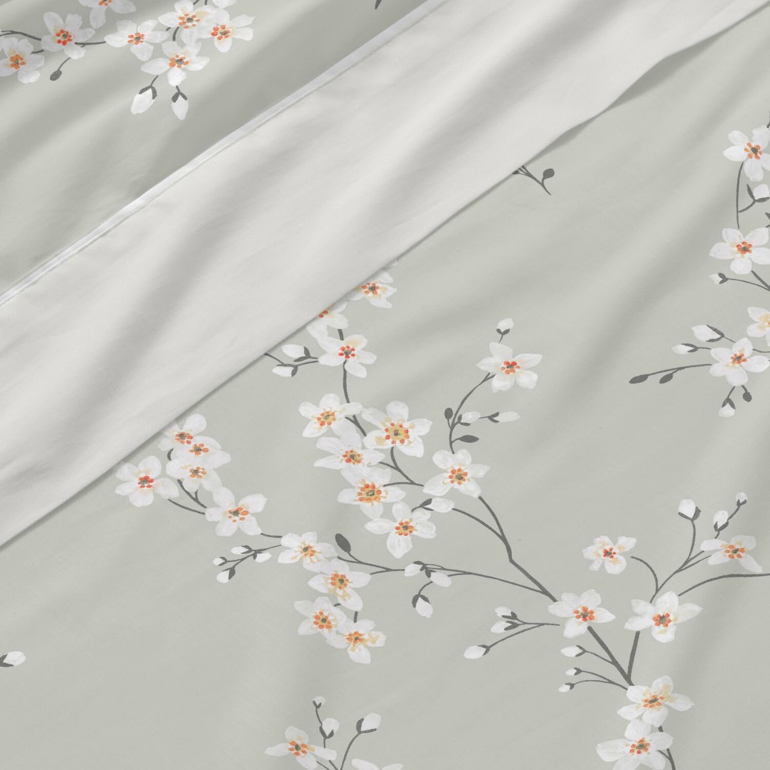 Burrito Blanco | Juego de sábanas | Cama de 90cm (+Medidas Disponibles) | Poliéster 50% Algodón 50% | Diseño 531 | Color Jade (90x190/200cm)