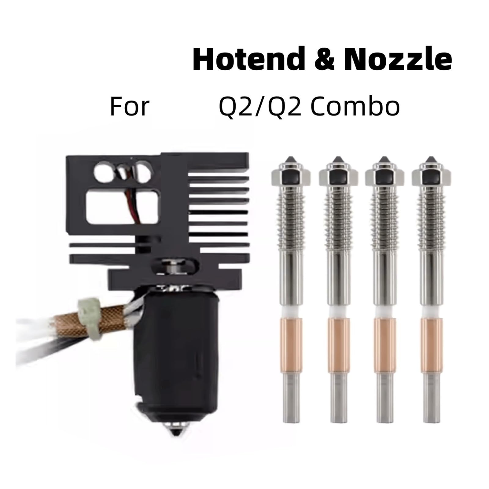 Compatibile con QIDI, hotend bimetallico 0,2-0,8 mm for Q2/Combo
