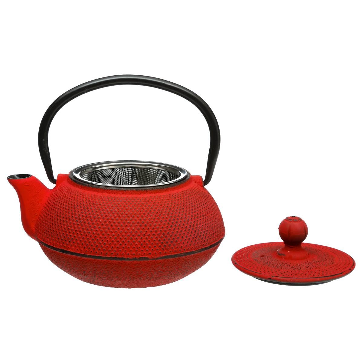 Secret de gourmets Theiere Fonte Dots Rouge 0,60L