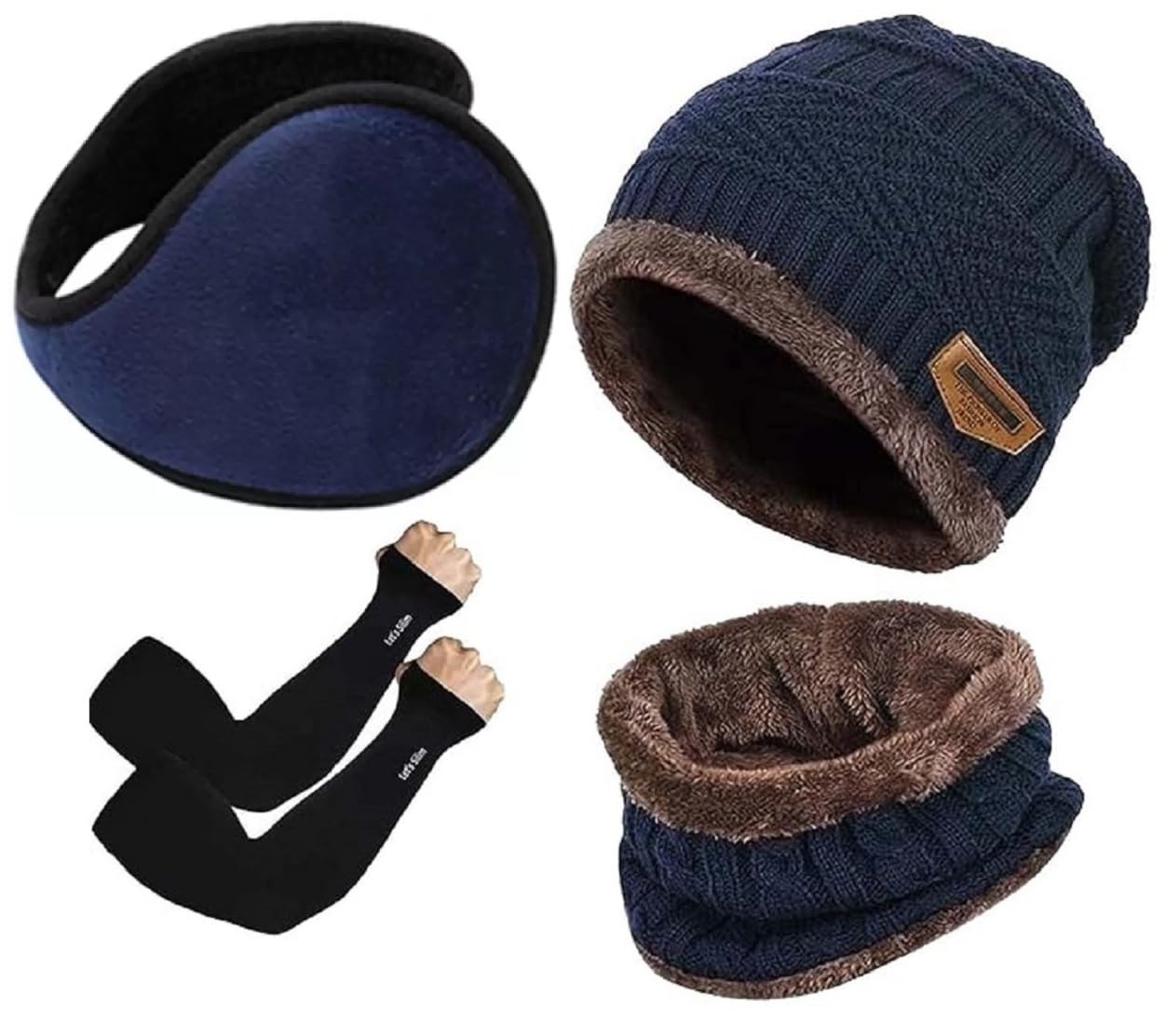 fy lane Woolen Muffler for Men Women & Boys & Girls Muffler Woolen Cap, Stylish Woolen Caps for Women Winter Wear Scarf-picture-31