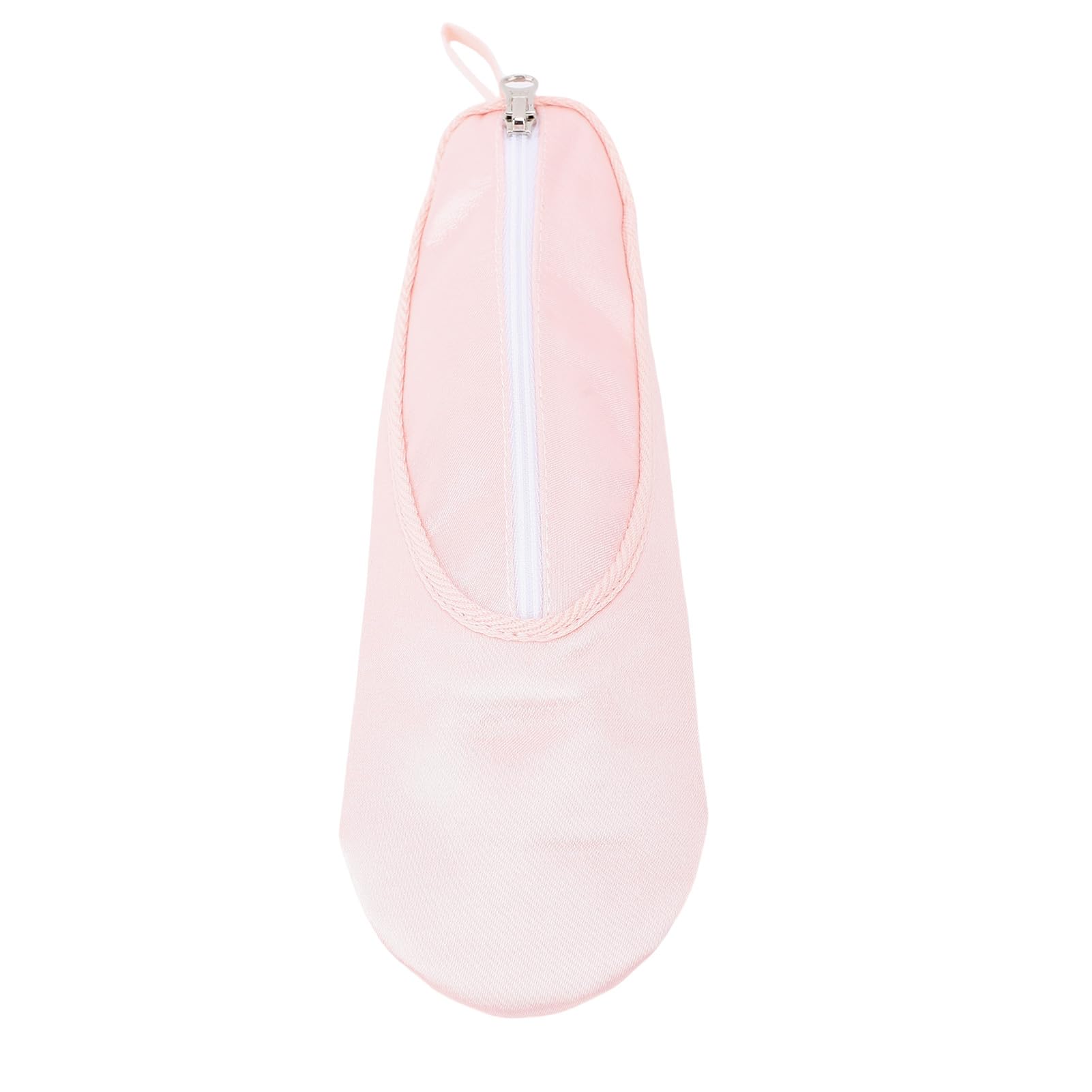Muiltvoe et Shoe Makeup Pouch et Shoe Pencil Case et Slipper Pouch Canvas Cosmetic Bag with Ribbon Loop for Girls Women Dancers